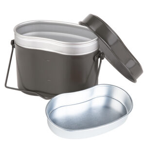 Tactical Aluminum Lunch Box & Vacuum Bottle