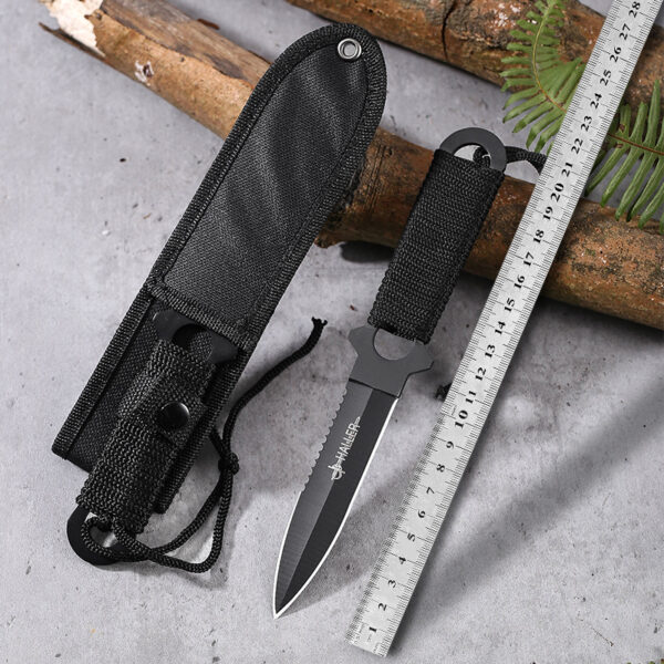Outdoor diving multi-functional high hardness outdoor straight knife - Image 2