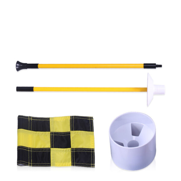 Checkered Golf Flags: Cup Included, Indoor/Outdoor Use - Image 5