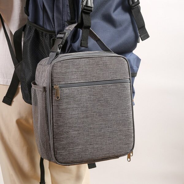 Custom Insulated Lunch Box with Drink Holder - Image 4