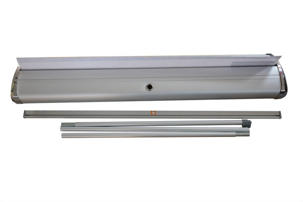 Portable Widescreen Retractable Banner Stand with Custom Graphic - Image 4