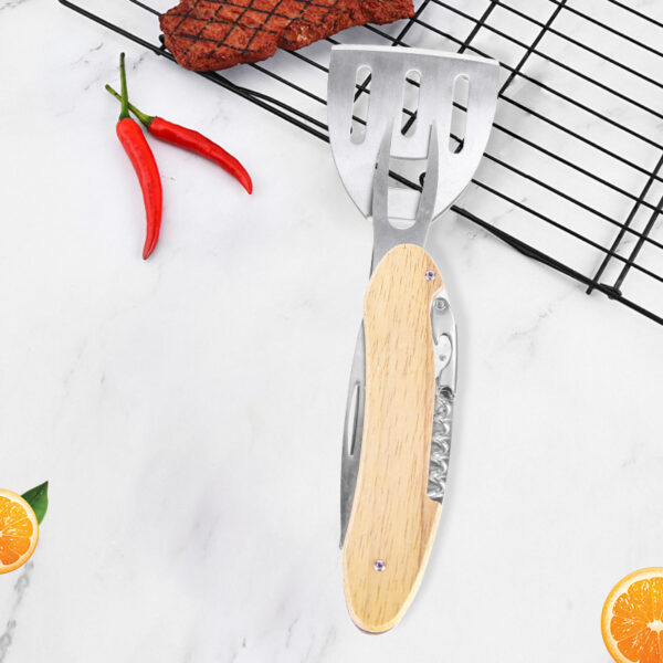 Stainless Steel BBQ Multi-Tool Folding Knife - Image 3
