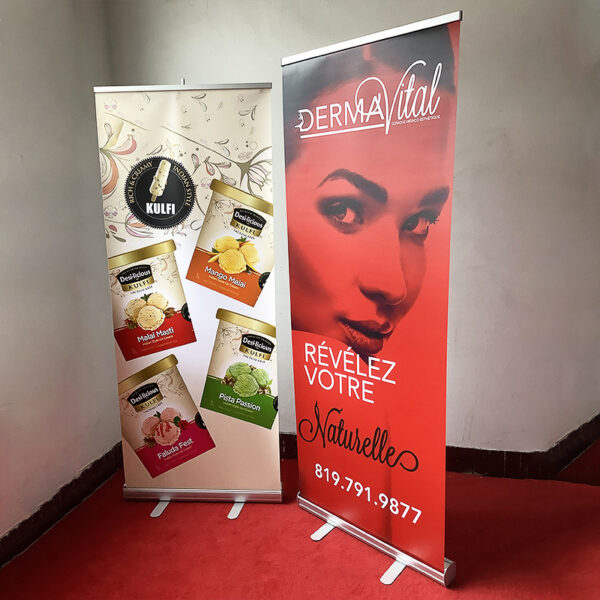 Retractable Aluminum Roll Up Banner Stand - Image 3