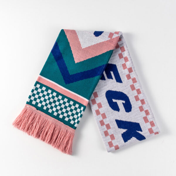 Custom Acrylic Football Scarf for Fans - Wholesale Options - Image 4