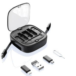 6-in-1 USB-C Cable Organizer with Fast Charge
