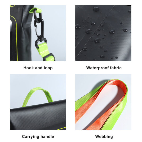 Waterproof PVC Phone & Bottle Carrier Bag with Pocket - Image 5