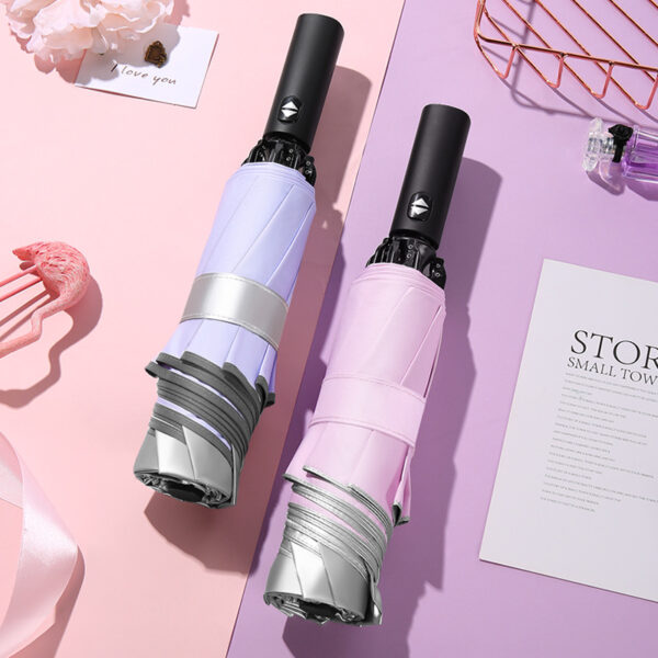 Windproof Double Layer Automatic Luxury Umbrella - Image 3