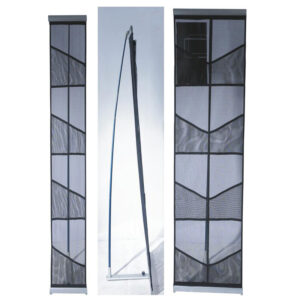 Mesh Brochure Stand - Portable Display Rack for Tradeshows
