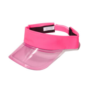 Summer Beach Sun Visor - Adjustable PVC Brim Hat