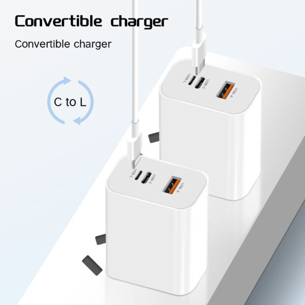 30W PD Charger: Fire-Retardant, Fast Charging for iPhone & Android - Image 5