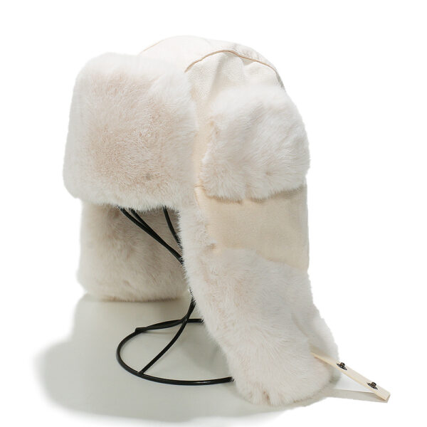 Plush Cotton Earflaps Winter Hat for Women & Men - Image 2