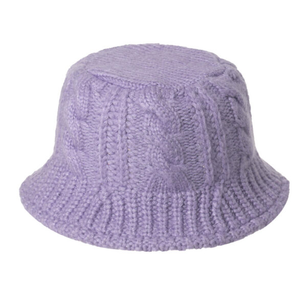 Winter Acrylic Knitted Slouchy Bucket Hat - Image 4