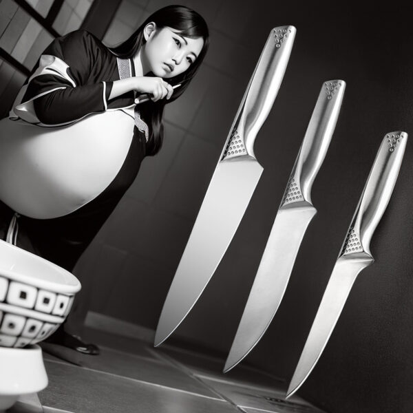 Stainless Steel Boning Knife Set for Meat Trimming - Image 2