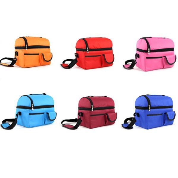 Fashion Portable Lunch Cooler Bag in Oxford Fabric - Image 5