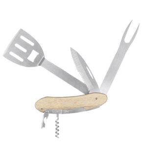 Stainless Steel BBQ Multi-Tool Folding Knife