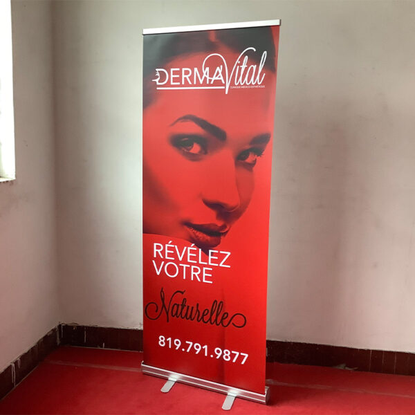 Retractable Aluminum Roll Up Banner Stand - Image 2