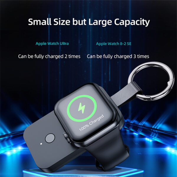 Wireless KC Watch Charger Keychain Power Bank - Image 3