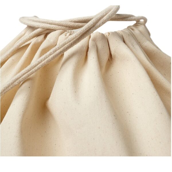 Wholesale Heavy Duty Drawstring Linen Backpack Bags - Image 3