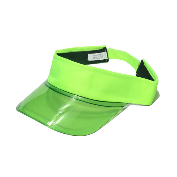 Summer Beach Sun Visor - Adjustable PVC Brim Hat - Image 3