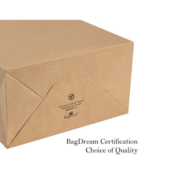 Custom Logo Kraft Paper Bags: Eco-Friendly Takeaway - Image 3