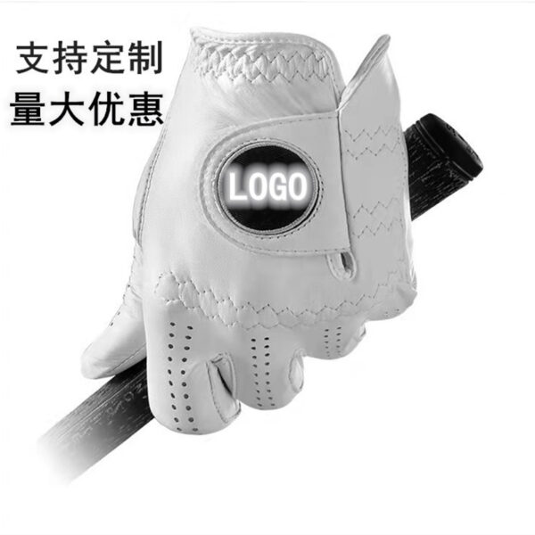 Golf Gloves: Soft Cabretta Leather, Breathable, All-Weather Fit - Image 3