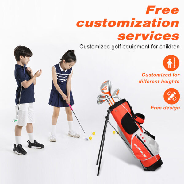 Kids Golf Club Set: 6-8 Years, Right-Handed, Stand Bag - Image 3