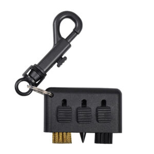 Andux 3-in-1 Golf Brush: Pocket-Sized Plastic Club Kit