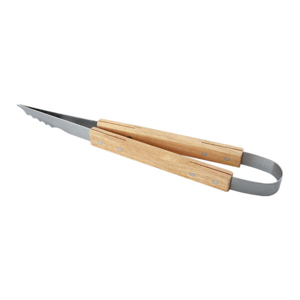 4-Piece Stainless Steel BBQ Tool Set with Wooden Handle - Image 6