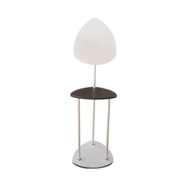 Portable Curved Fabric Trade Show Counter with LED Light - Image 5
