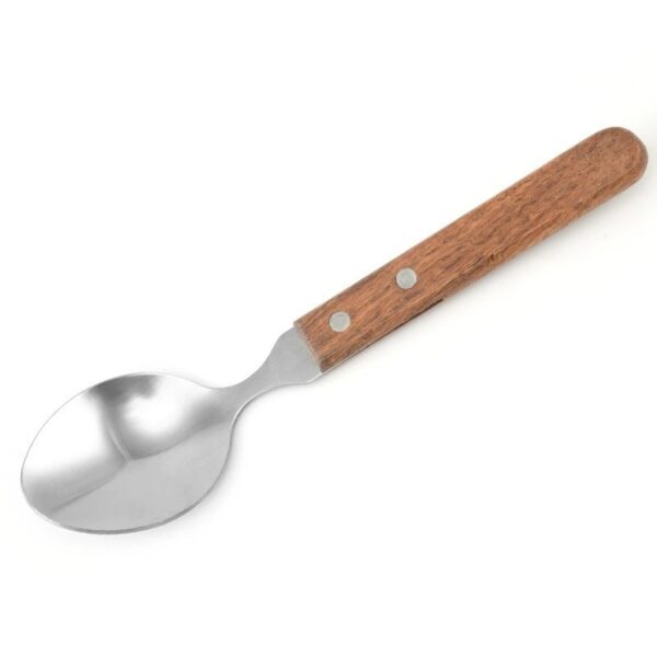 304 Stainless Steel Silverware Set with Wooden Handle - Image 6