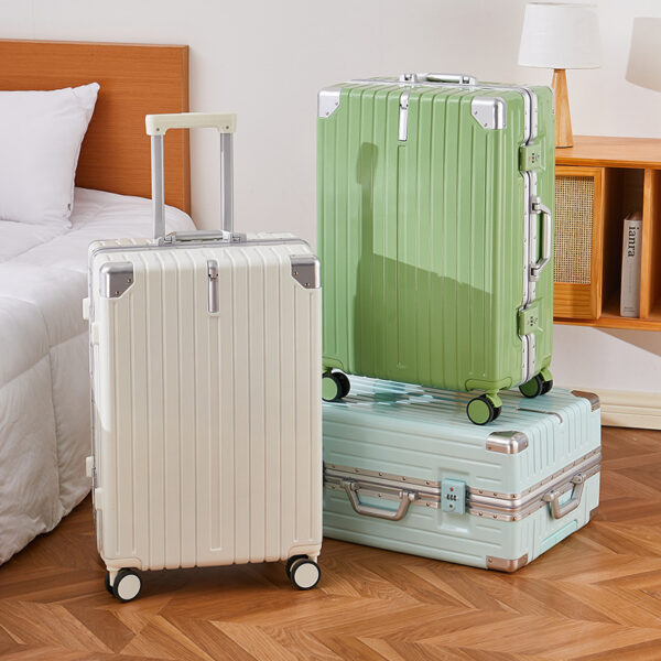 20" Aluminum Luggage with Cup Holder & Lock - Image 6