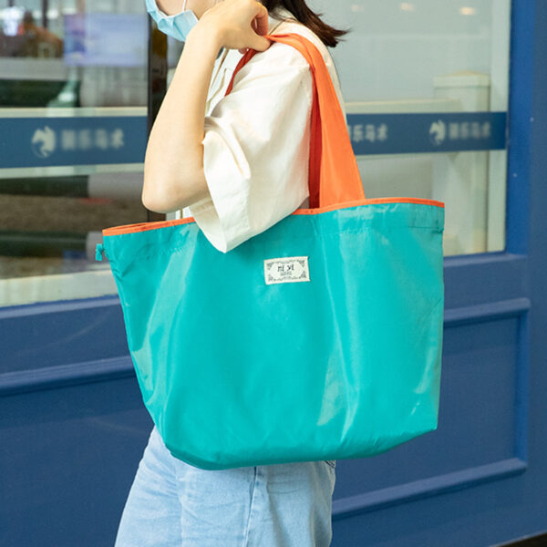 Custom Heavy-Duty Supermarket Nylon Tote Bag - Image 4