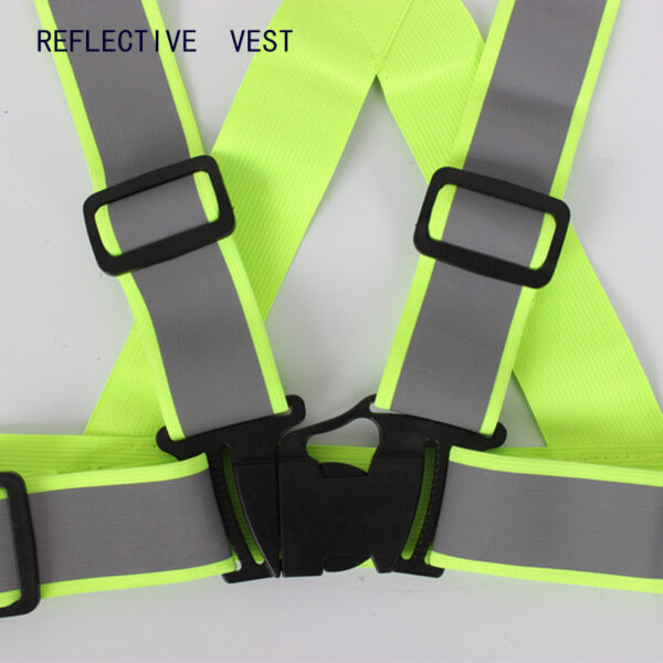Reflective Green Running Shirt with Safety Band - Image 3