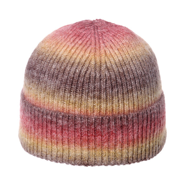 Custom Logo Rainbow Cashmere Beanies - Trendy Winter Hat - Image 7