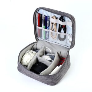 Travel Gadget Organizer - Double Layer Cable Bag