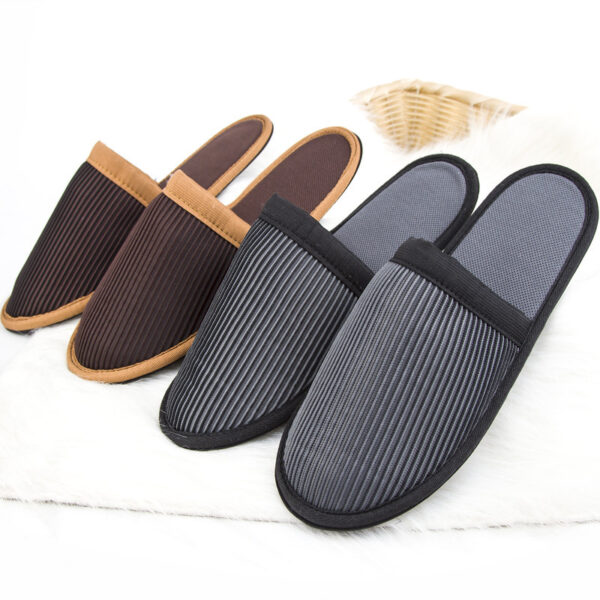 new fashion summer men leather casual whole sale best price foam slippers - Image 4