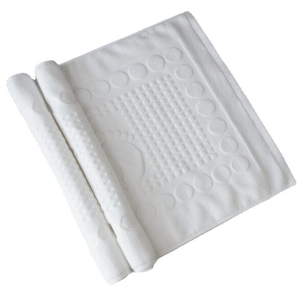 Cotton Absorbent Shower Towel Mats for Bathroom & Hotels