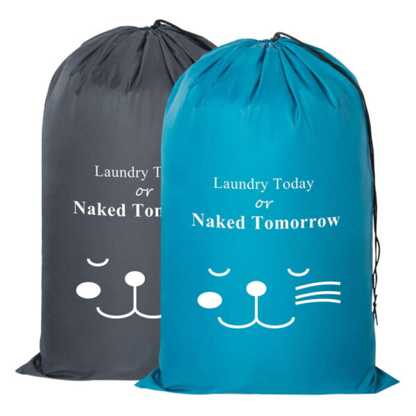 Large Capacity Travel Laundry Bag with Drawstring - Image 4