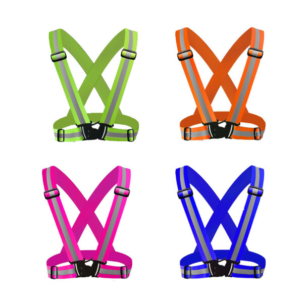 Custom Reflective Safety Vests for Night Running & Cycling - Image 3