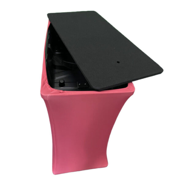Folding Exhibition Trolley Box - Portable Plastic Reception Desk - Image 4