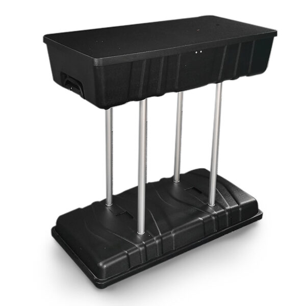 Folding Exhibition Trolley Box - Portable Plastic Reception Desk - Image 2