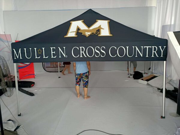 Custom Logo 10'x10' Folding Canopy Tent for Beach Events - Image 7