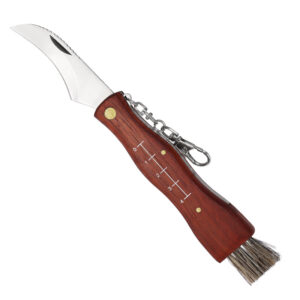 Double-Headed Stainless Steel BBQ Brush - Portable Knife