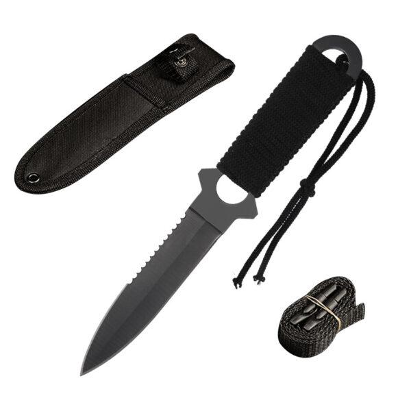 Outdoor diving multi-functional high hardness outdoor straight knife - Image 5