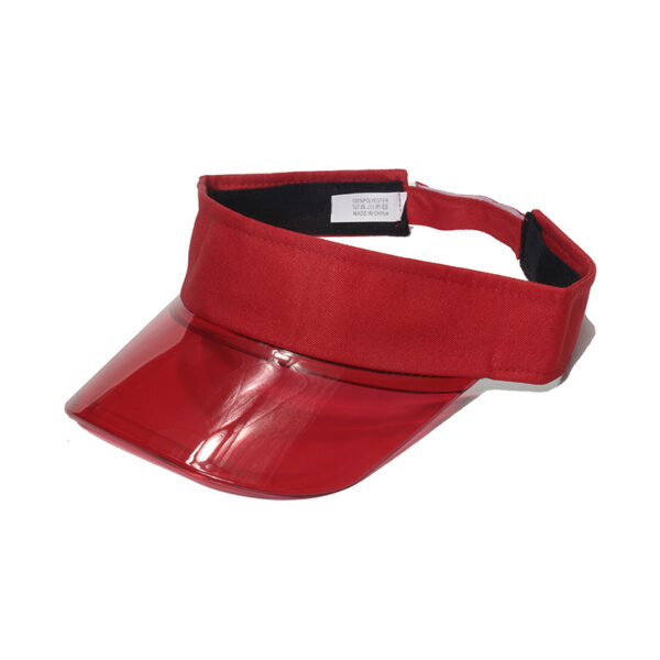Summer Beach Sun Visor - Adjustable PVC Brim Hat - Image 5