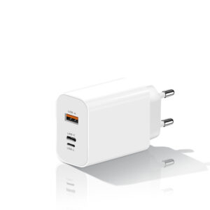 30W PD Charger: Fire-Retardant, Fast Charging for iPhone & Android