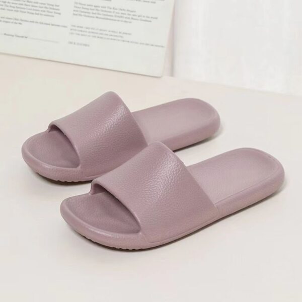 Custom Logo Non-Slip EVA Rexine Slippers for Men & Women - Image 4