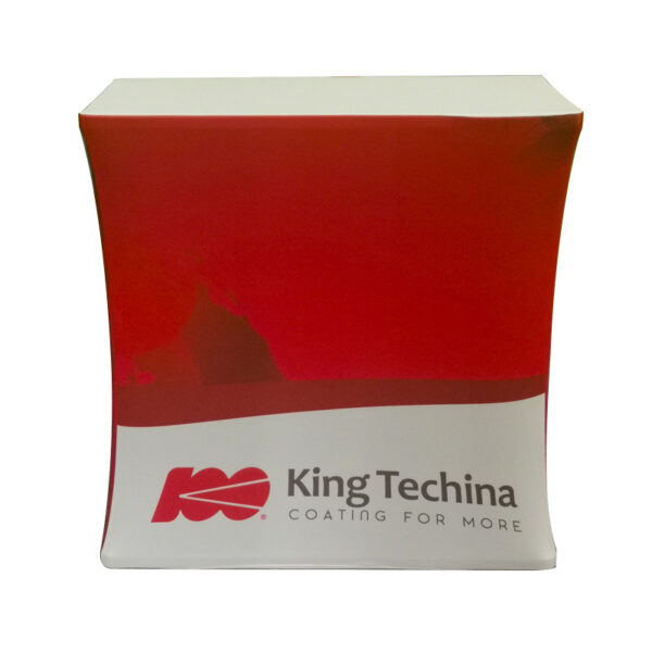 Folding Exhibition Trolley Box - Portable Plastic Reception Desk - Image 3