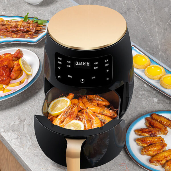 6L Digital Air Fryer with Nonstick Basket - Custom Colors - Image 5
