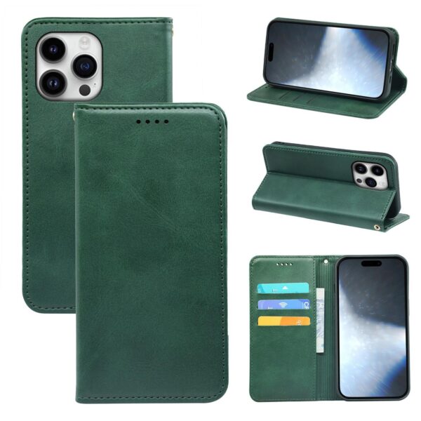 iPhone 15 Pro Max Leather Wallet Case - Flip Cover - Image 4